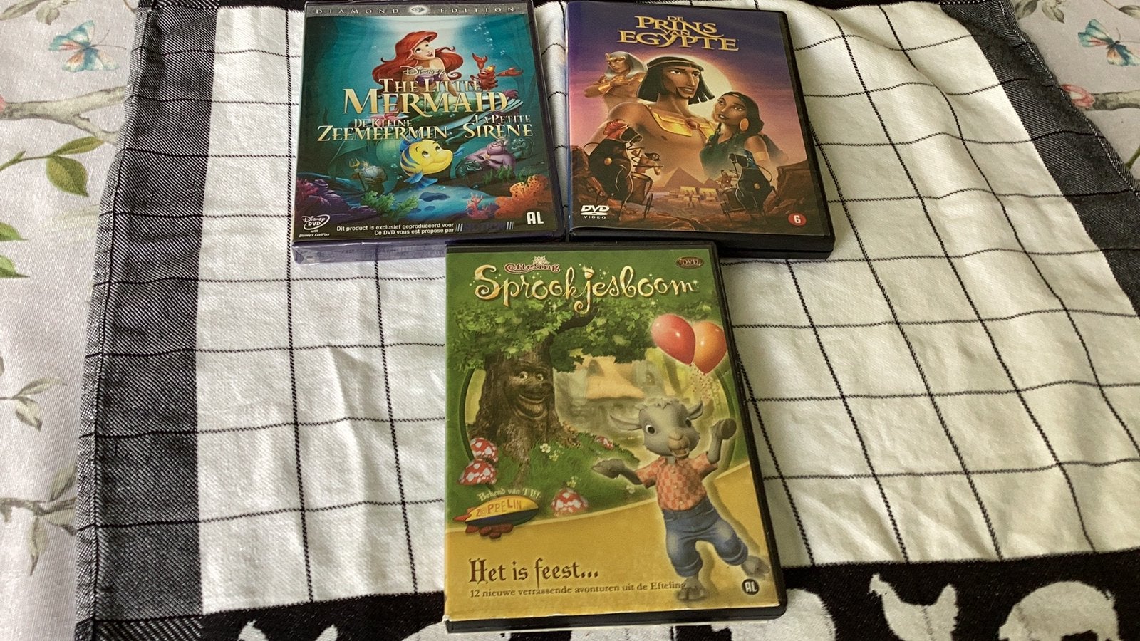 Kinder cd 3 x oa de prins van Egypte, Cd's en Dvd's, Europees, Tekenfilm, Nederlands, Zo goed als nieuw
