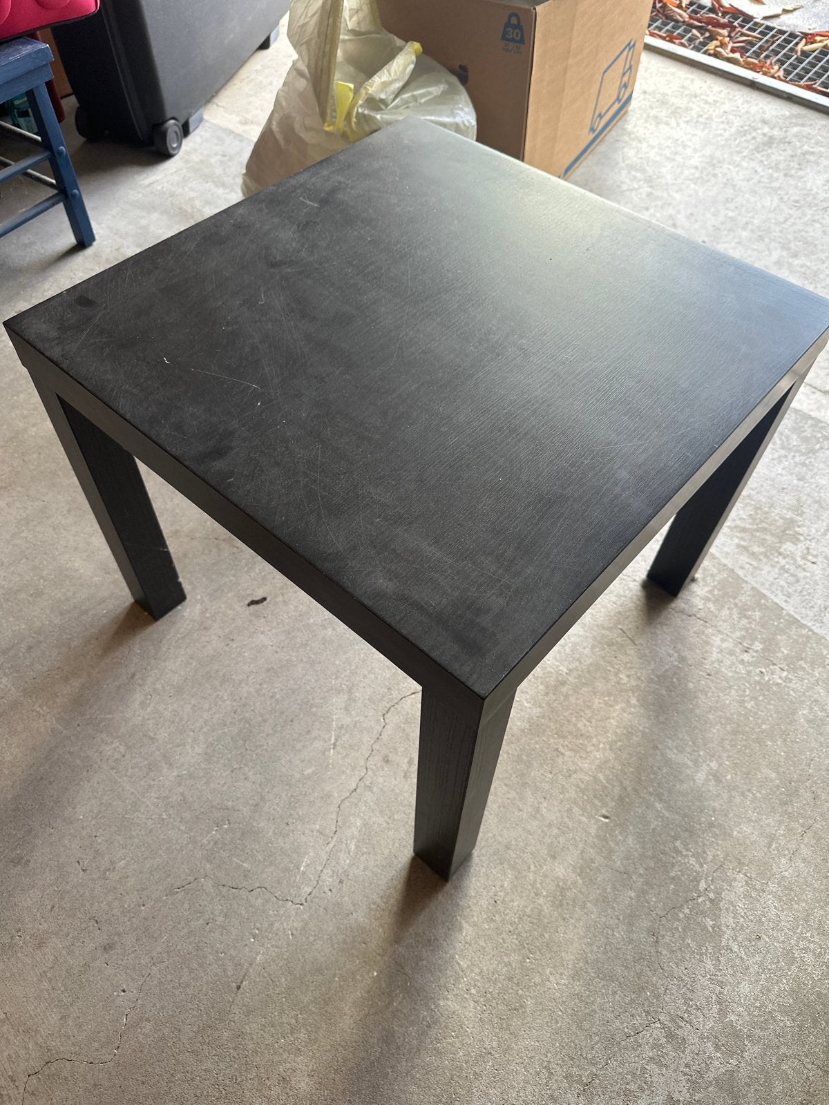 IKEA Lack bijzettafel - Gebruikt, Huis en Inrichting, Ophalen, Gebruikt, 50 tot 100 cm, Vierkant