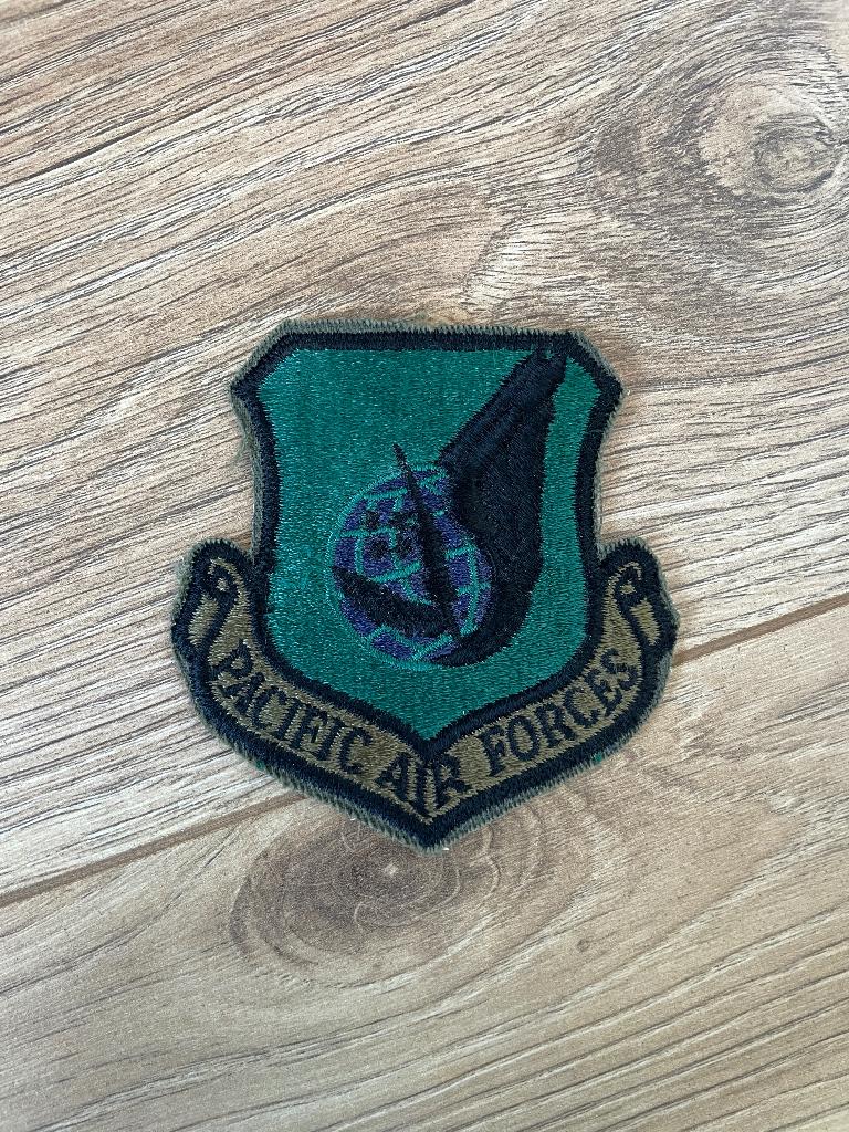 Patch Pacific Air Forces USAF (subdued), Ophalen of Verzenden, Luchtmacht, Amerika, Embleem of Badge