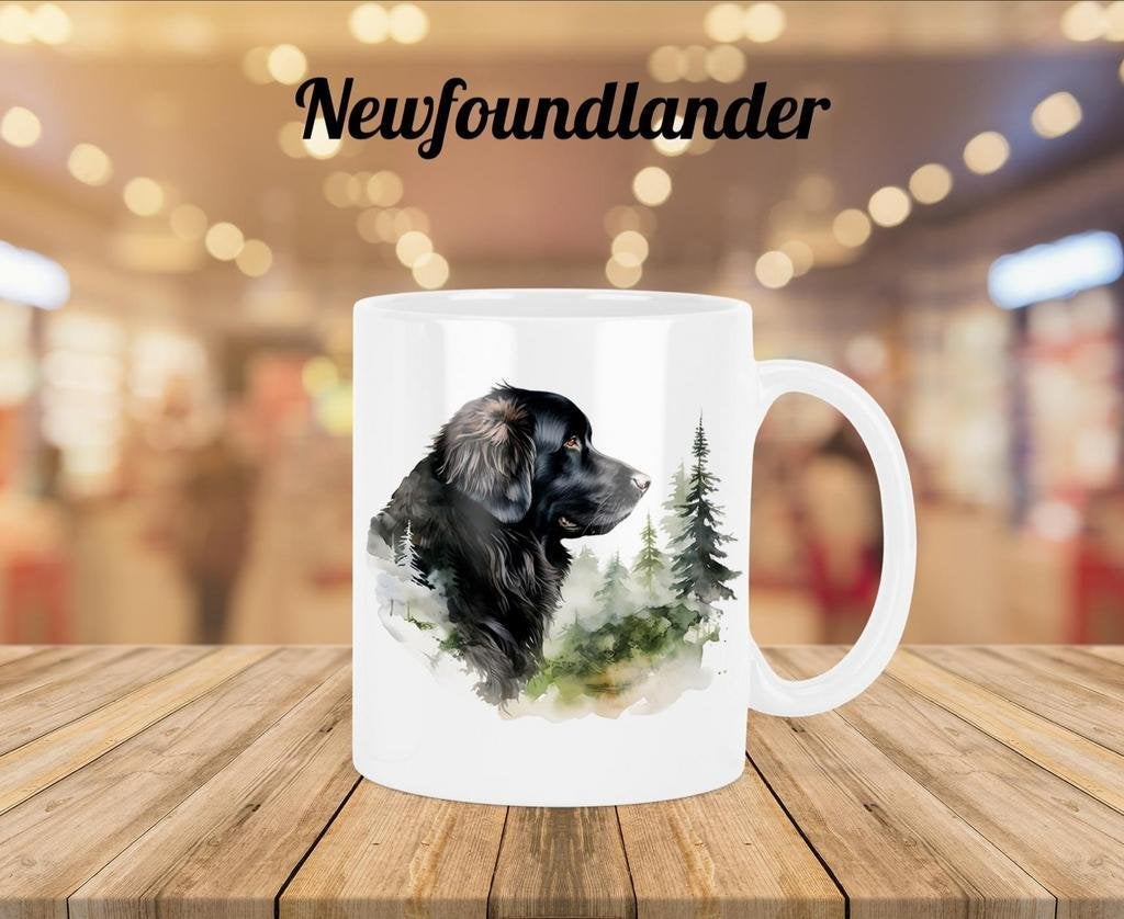 Newfoundlander profiel mok, Verzenden, Nieuw