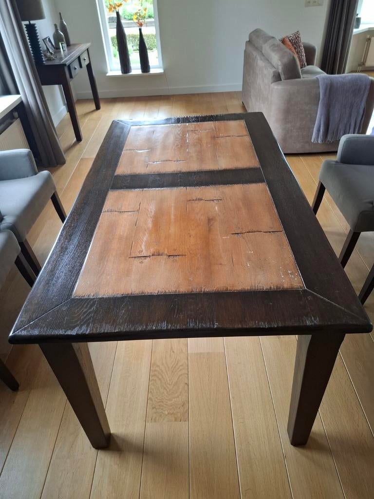 Eettafel te koop wegens verhuizing - 160x90x78 cm, Huis en Inrichting, Tafels | Eettafels, Ophalen, Gebruikt, 50 tot 100 cm, 150 tot 200 cm