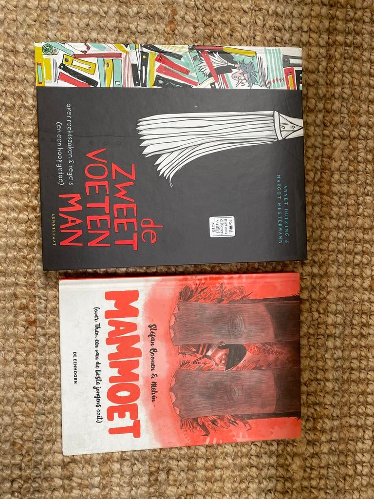 De Zweetvoetenman & Mammoet - Kinderboeken set, Ophalen of Verzenden, Gelezen, Fictie algemeen