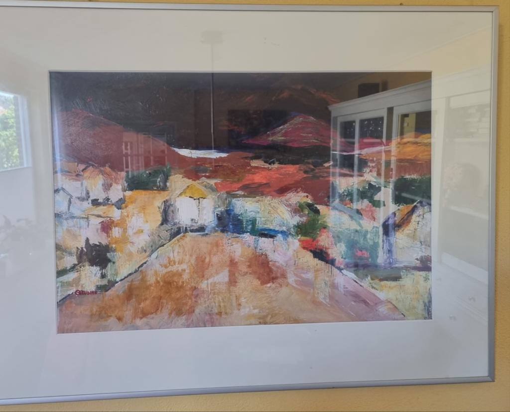 Werk van Kunstenaar Jan Reudink ..."Toscane", Ophalen