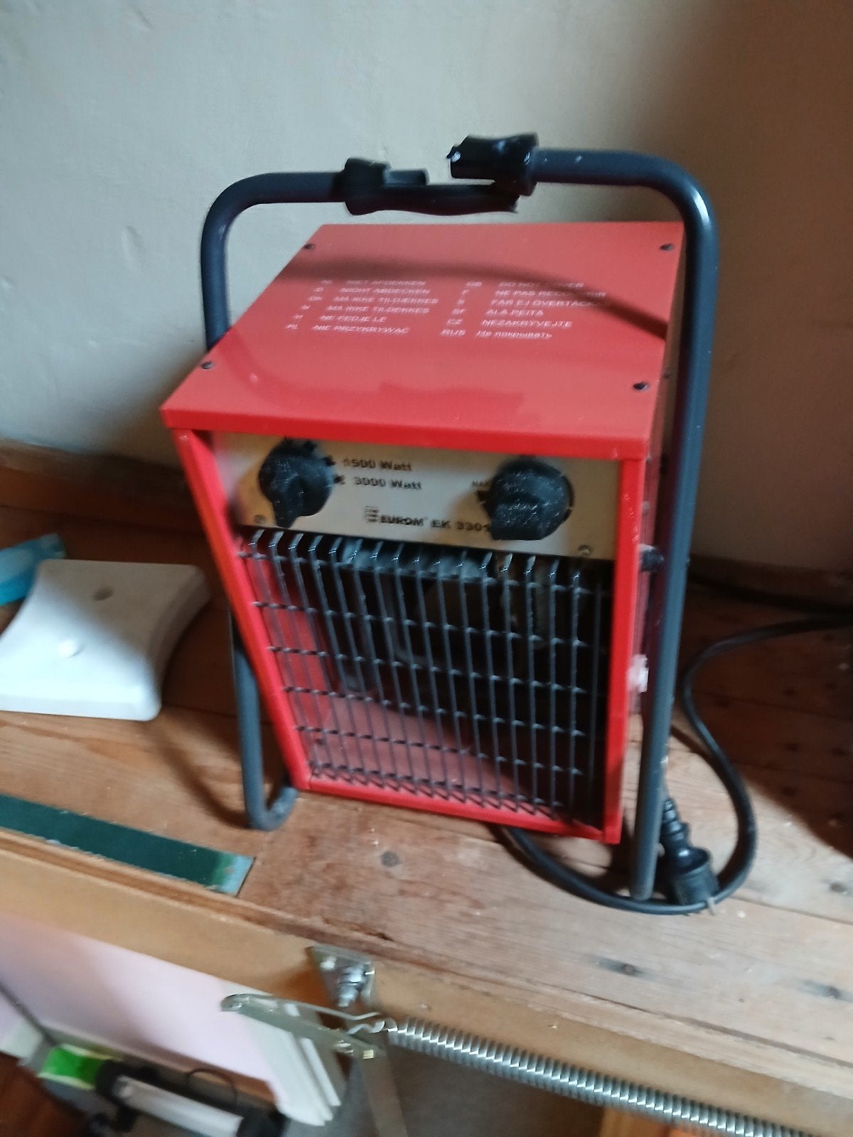 elektrische ventilator kachel, Ophalen, Gebruikt