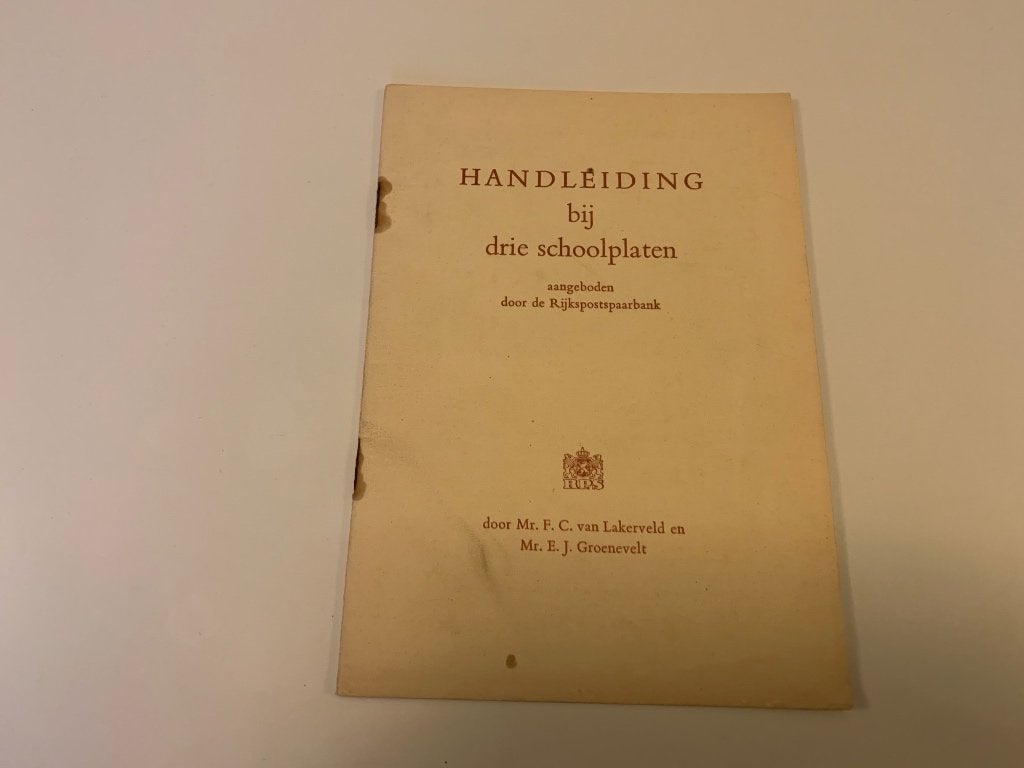 Schoolplaat met boekje, Ophalen of Verzenden, Aardrijkskunde