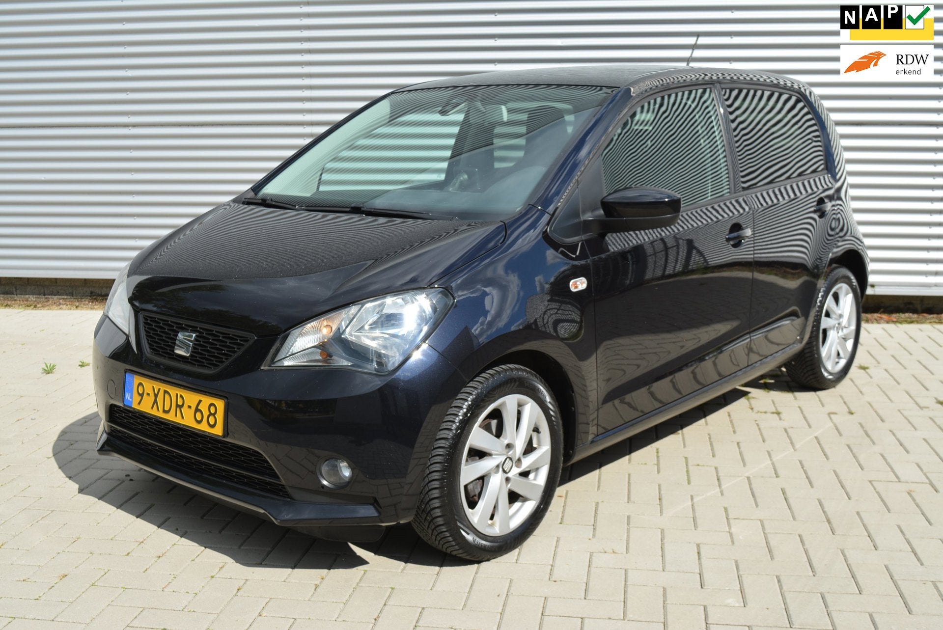 Seat Mii 1.0 Sport Dynamic 5 Drs | Airco | Cruise | Navi | S, Auto's, Voorwielaandrijving, Euro 5, Stof, Gebruikt