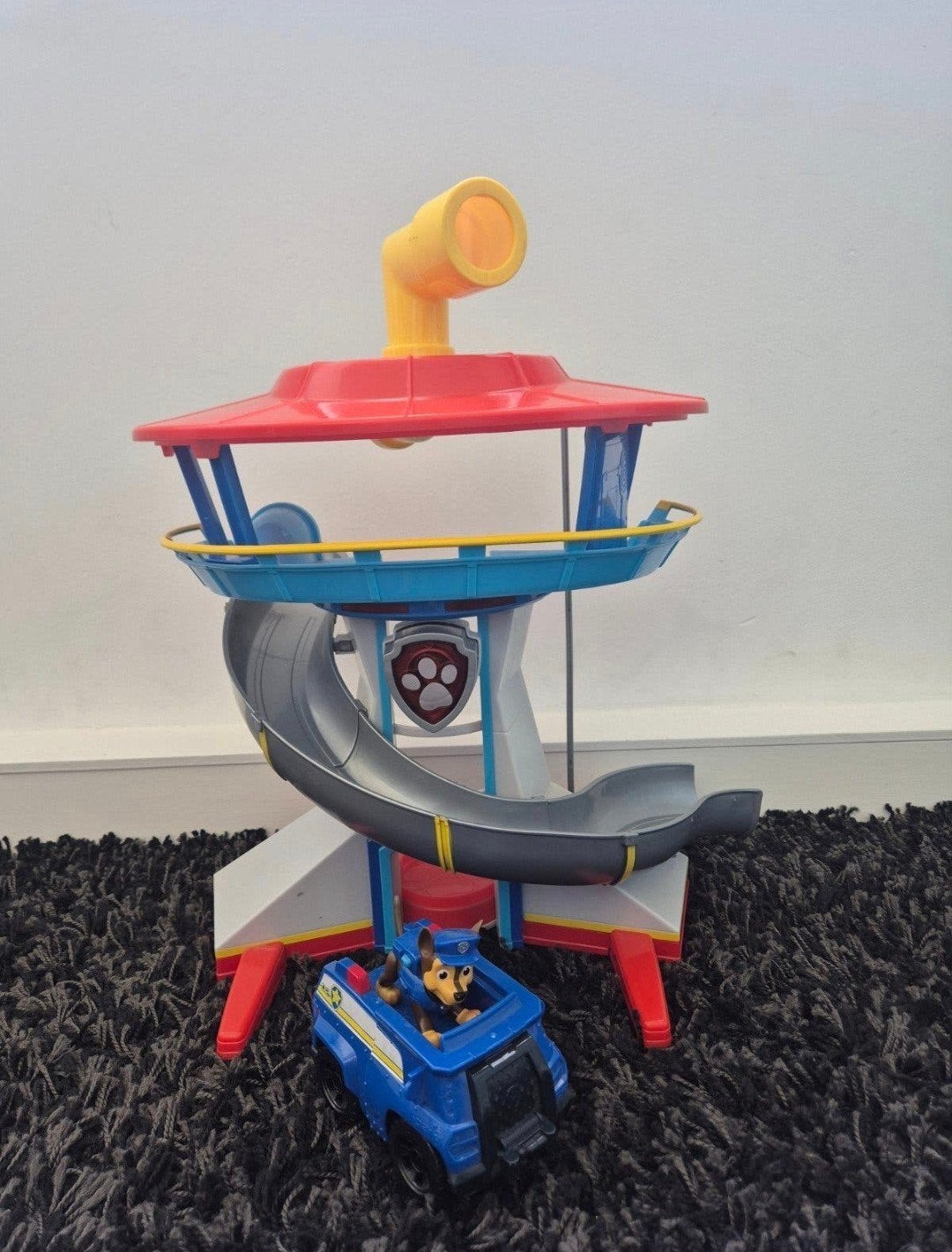 Paw Patrol Uitkijktoren met Geluid, Chase & Voertuig, Ophalen, Gebruikt
