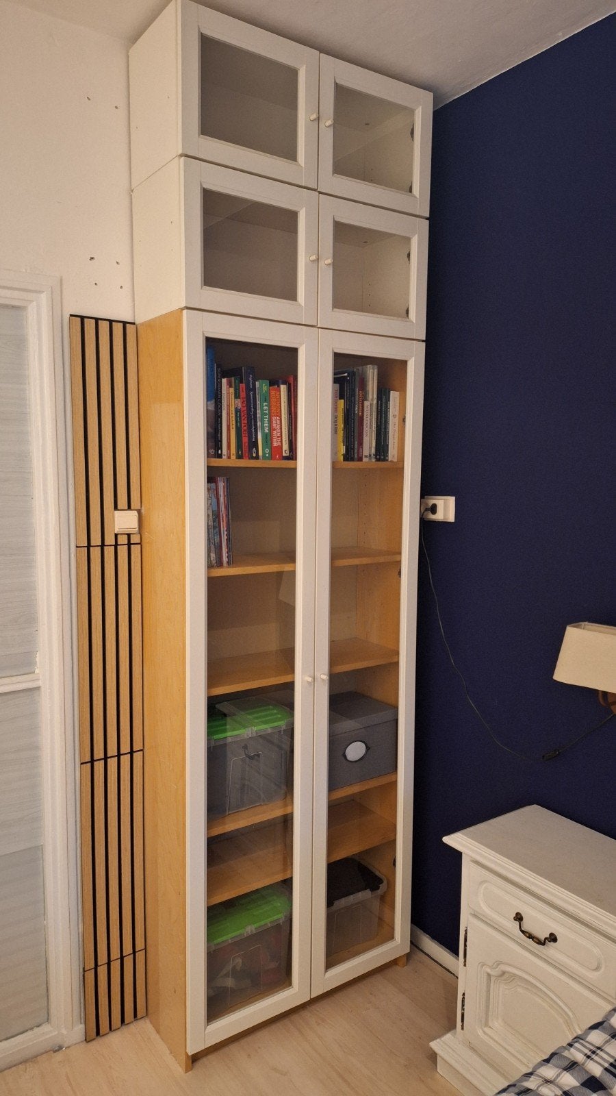 IKEA Billy Boekenkast met Opzetkasten, Huis en Inrichting, Ophalen, 200 cm of meer, Overige houtsoorten, 50 tot 100 cm