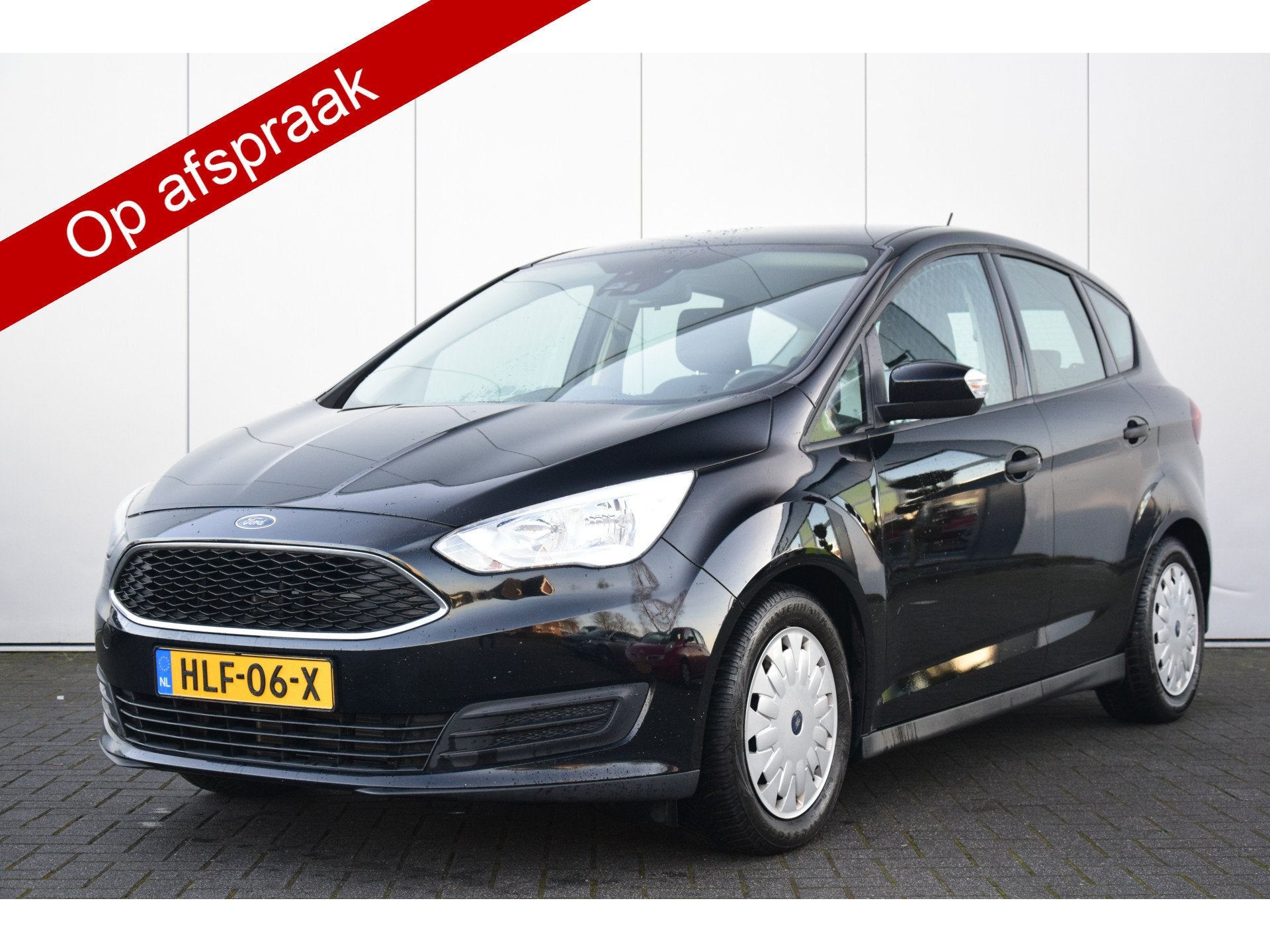 Ford C-MAX 1.0 Ambiente Airco Cruise Audio (bj 2018), Auto's, Voorwielaandrijving, Gebruikt, Zwart, Handgeschakeld