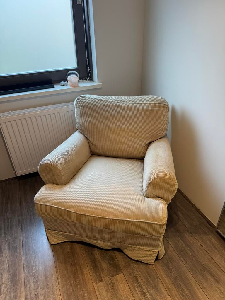 IKEA EKTORP fauteuil., Ophalen, Eenpersoons, 75 tot 100 cm, Zo goed als nieuw