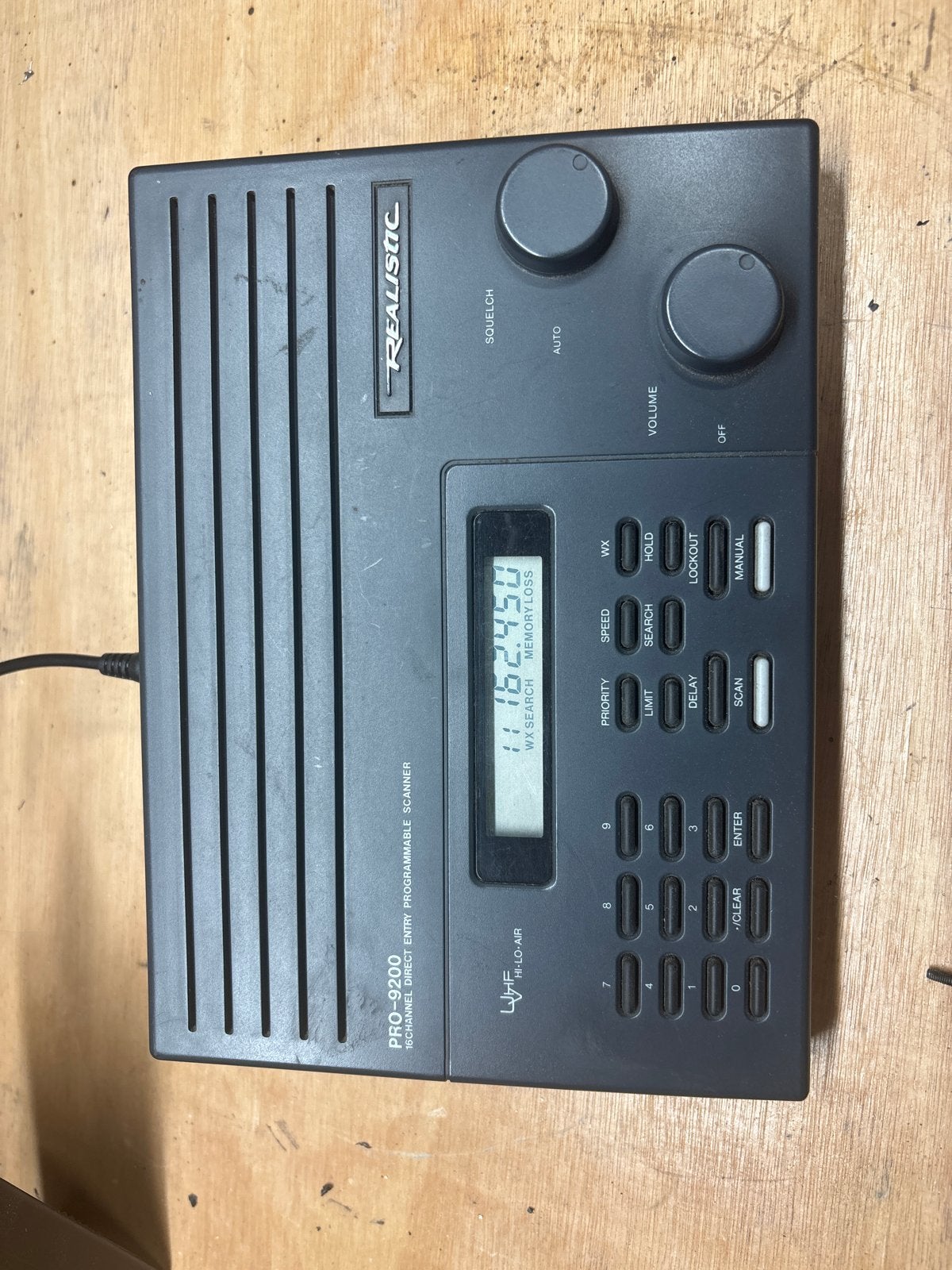 Realistic Pro-9200 16-kanaals scanner, Telecommunicatie, Ophalen of Verzenden, Gebruikt, Minder dan 30 kanalen