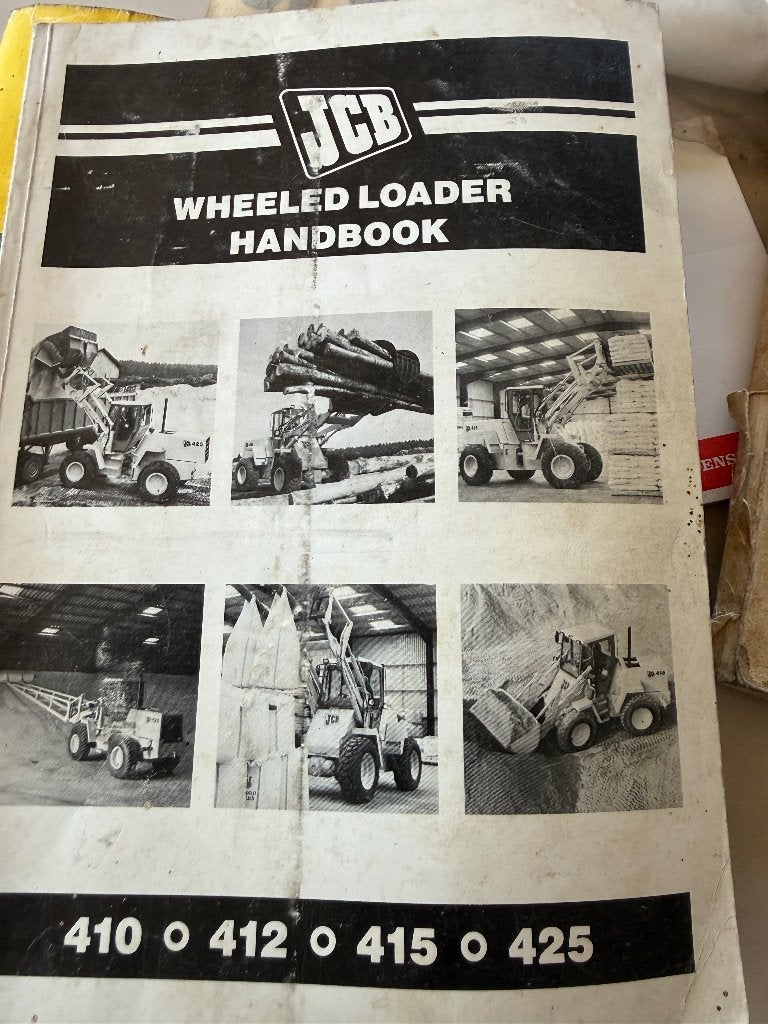 Handbook jcb 410/412/415en 425, Ophalen of Verzenden