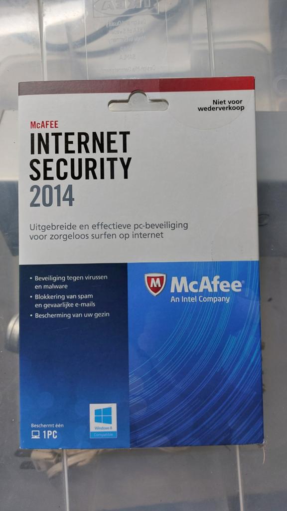McAfee Internet Security 2014 - Ongeopend in verpakking, Ophalen of Verzenden, Nieuw, McAfee, Windows