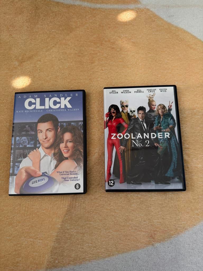 Click + Zoolander 2 DVD Bundle | Comedy Collection, Vanaf 12 jaar, Ophalen of Verzenden, Gebruikt, Romantische komedie