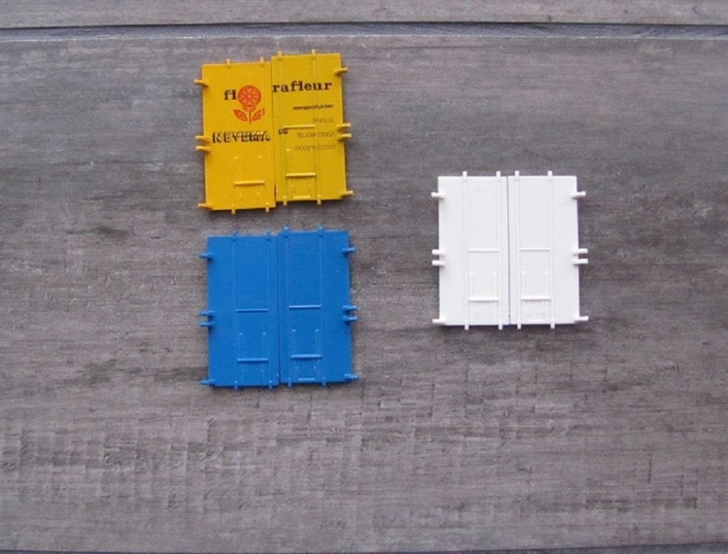 Tekno achterdeurtjes voor kipper of walking floor., Ophalen of Verzenden, Nieuw, Bus of Vrachtwagen, Tekno