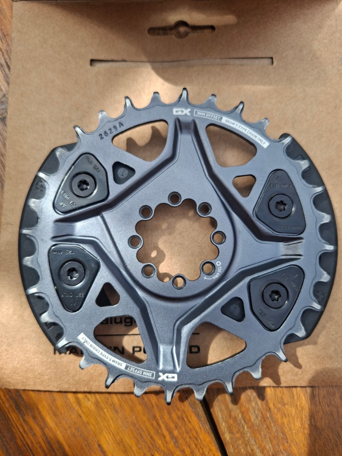 SRAM GX Eagle Transmission T-Type 32T + bash guards, Fietsen en Brommers, Overige typen, Ophalen of Verzenden, Zo goed als nieuw
