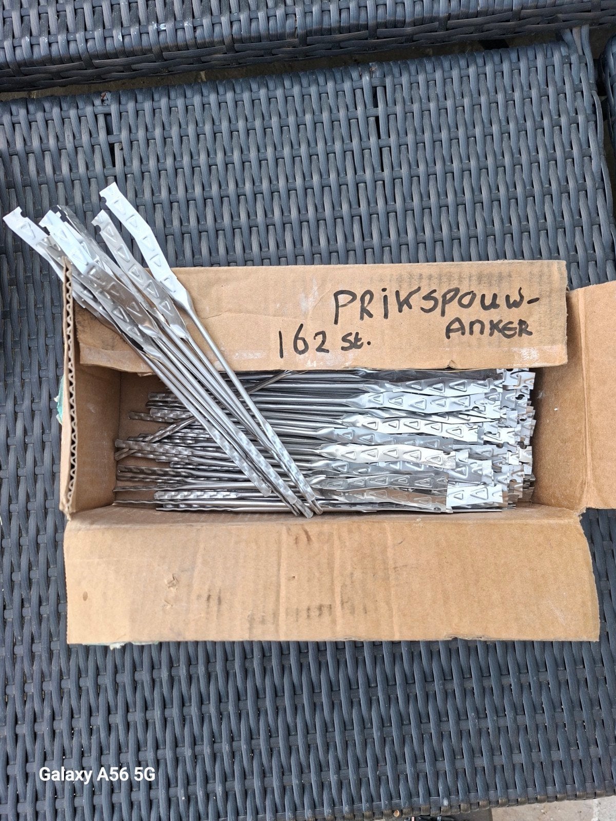 Prikspouwankers 162 stuks, Ophalen of Verzenden, Nieuw, 100 tot 250 mm, Overige typen