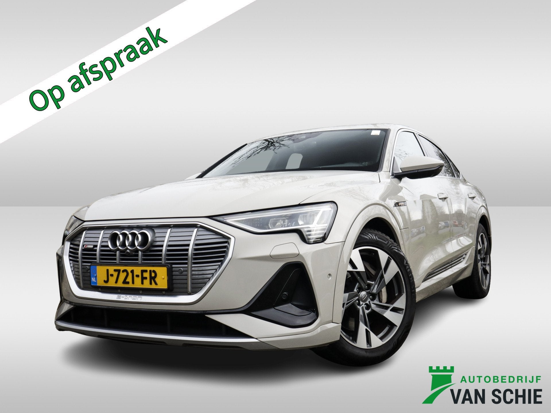 Audi e-tron Sportback 55 quattro S edition 95 kWh 3-Fase 2e-, Automaat, Adaptive Cruise Control, Zwart, 95 kWh