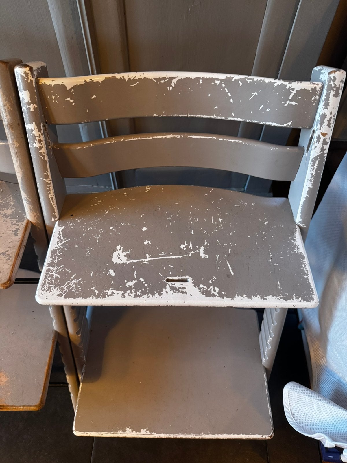Trip trap stoel 2x, Ophalen, Gebruikt, Meegroeistoel