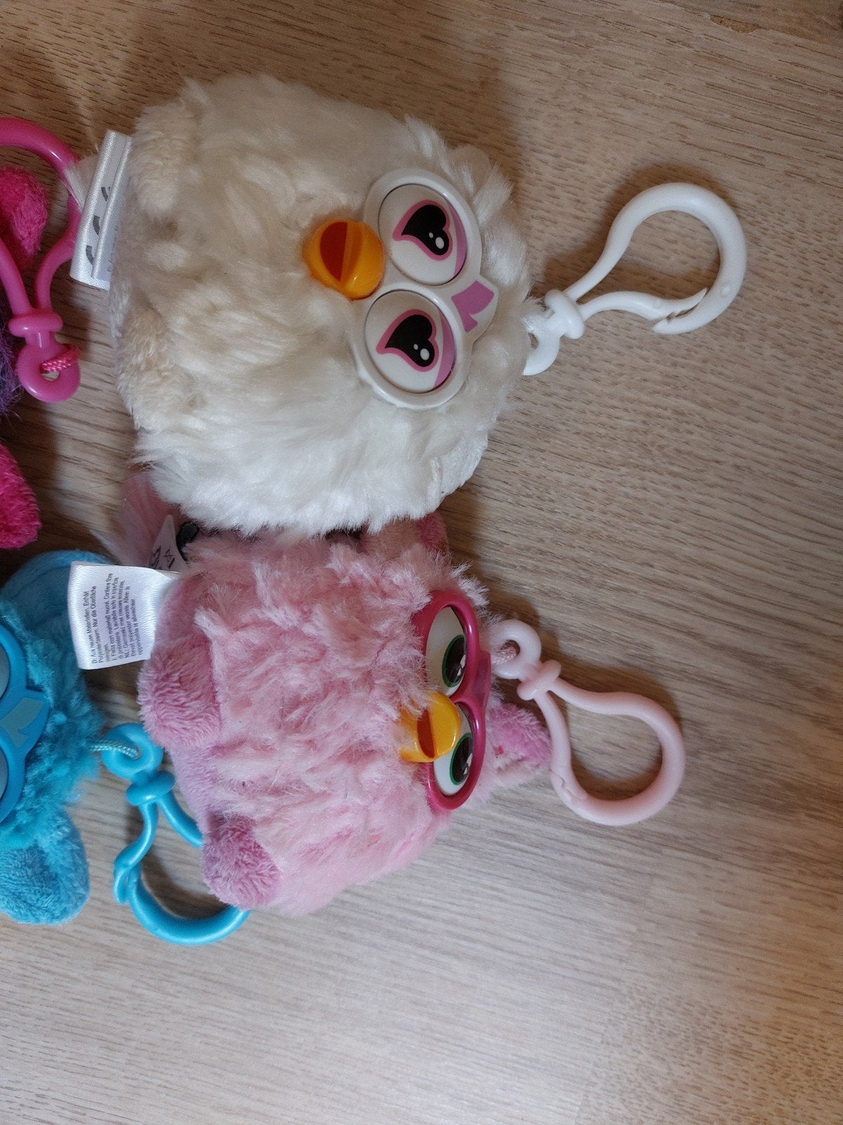 4x Furby sleutelhanger knuffeltje, Ophalen of Verzenden