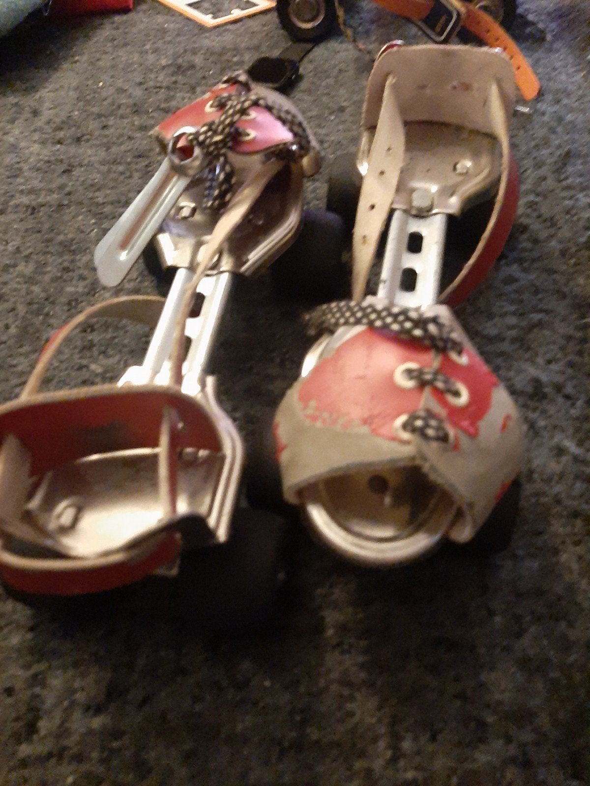 Vintage rolschaatsen - Verstelbaar - Gebruikt, Overige merken, Overige typen, Ophalen of Verzenden, Dames