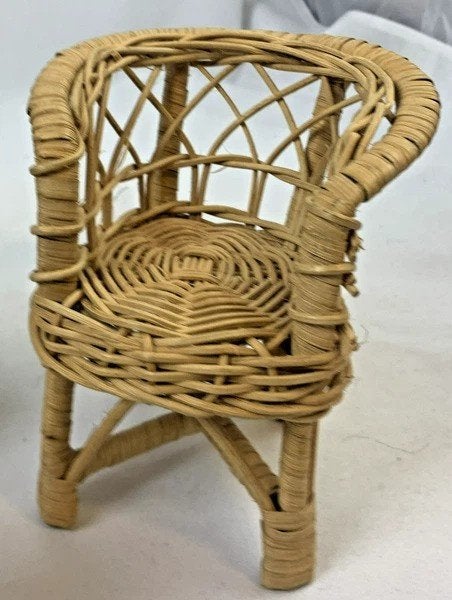 Fleur Poppenmeubels Basketwork Suite Rotan Vintage Meubels, Coolsingel 104, 3011 AG Rotterdam, Netherlands, Verzenden, Zo goed als nieuw