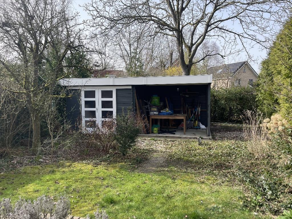 tuinhuis met overkapping, incl. verlichting en verwarming, Tuin en Terras, Tuinhuizen, Ophalen, Tuinhuis, Zonder ramen, 500 cm of meer