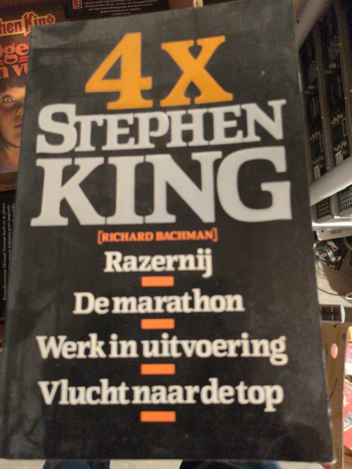 4x Stephen King (Richard Bachman) - Razernij e.a., Ophalen of Verzenden, Gelezen, Stephen King (Richard Bachman), Europa overig