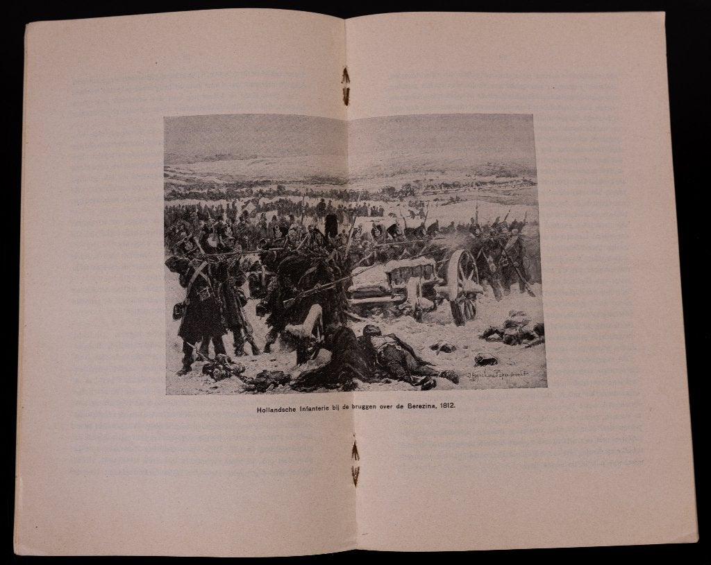 Schoolplaat boekje – Hollandse infanterie Berezina  , Antiek en Kunst, Ophalen of Verzenden, Geschiedenis