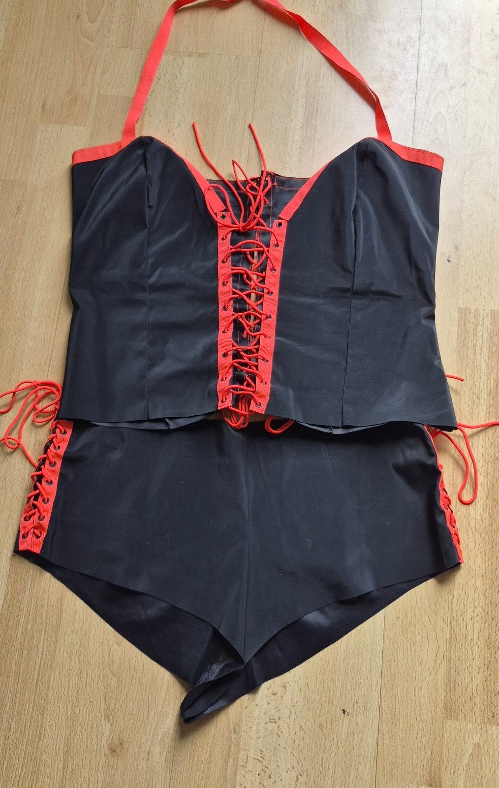 Neopreen kinky dames set, Ophalen of Verzenden, Zo goed als nieuw, Overige typen