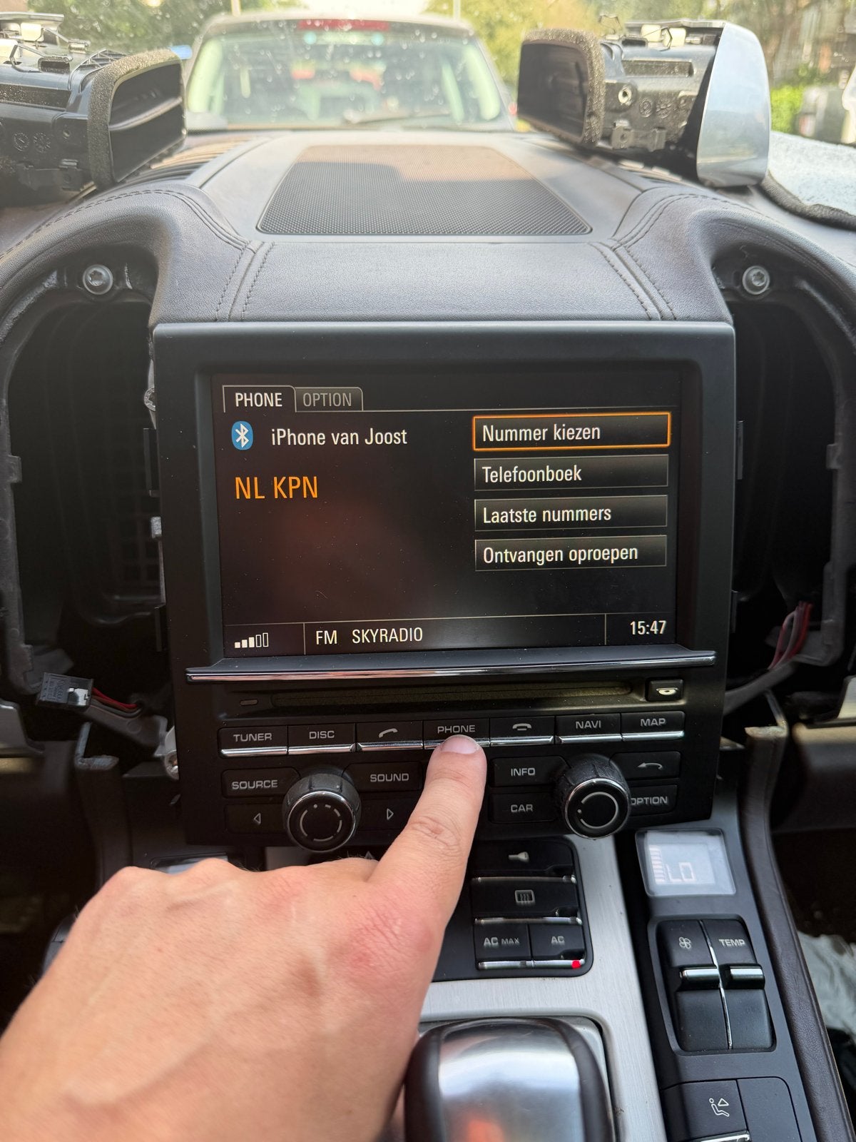 Originele Porsche Cayenne PCM 3.1 Autoradio (2010-2017), Ophalen of Verzenden, Gebruikt
