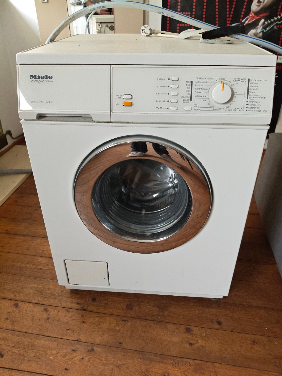 Miele Novotronic W 9140 Wasmachine - Voorlader, Witgoed en Apparatuur, Ophalen, 6 tot 8 kg, Voorlader, Wolwasprogramma