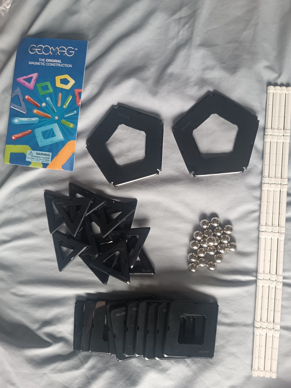 Geomag magnetische constructie set - uitbreiding mogelijk, Ophalen of Verzenden, Gebruikt, Overige merken