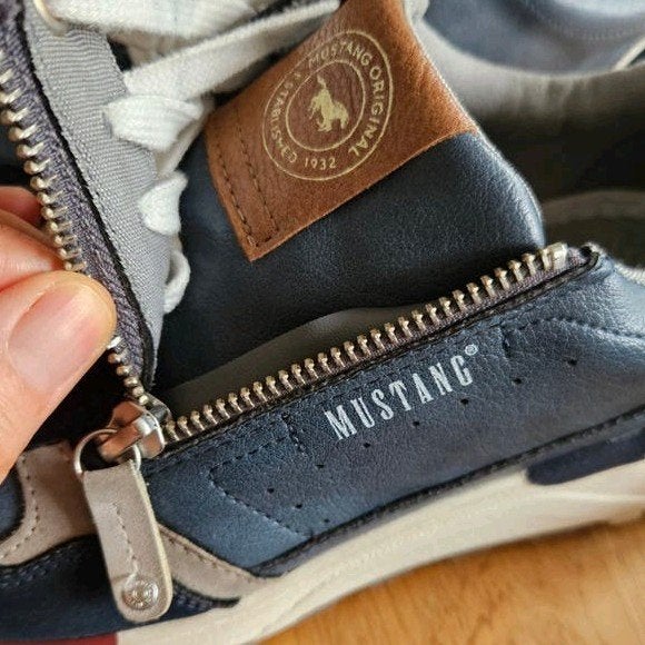 Foto 7 van Mustang Lederen Schoenen Maat 41