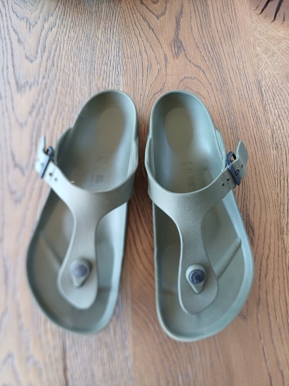 Birkenstock slippers maat 37, Slippers, Ophalen of Verzenden, Gedragen, Groen