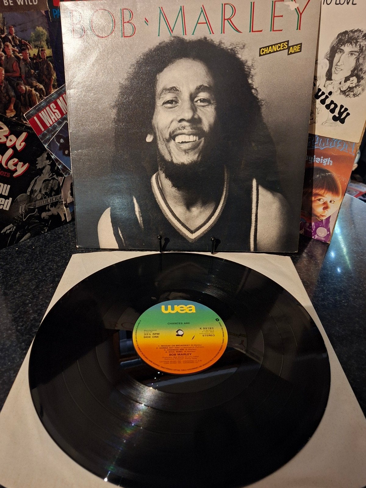 Bob Marley - Chances Are LP (Reggae, 1981), Fotohoes, Ophalen of Verzenden, Gebruikt, LP