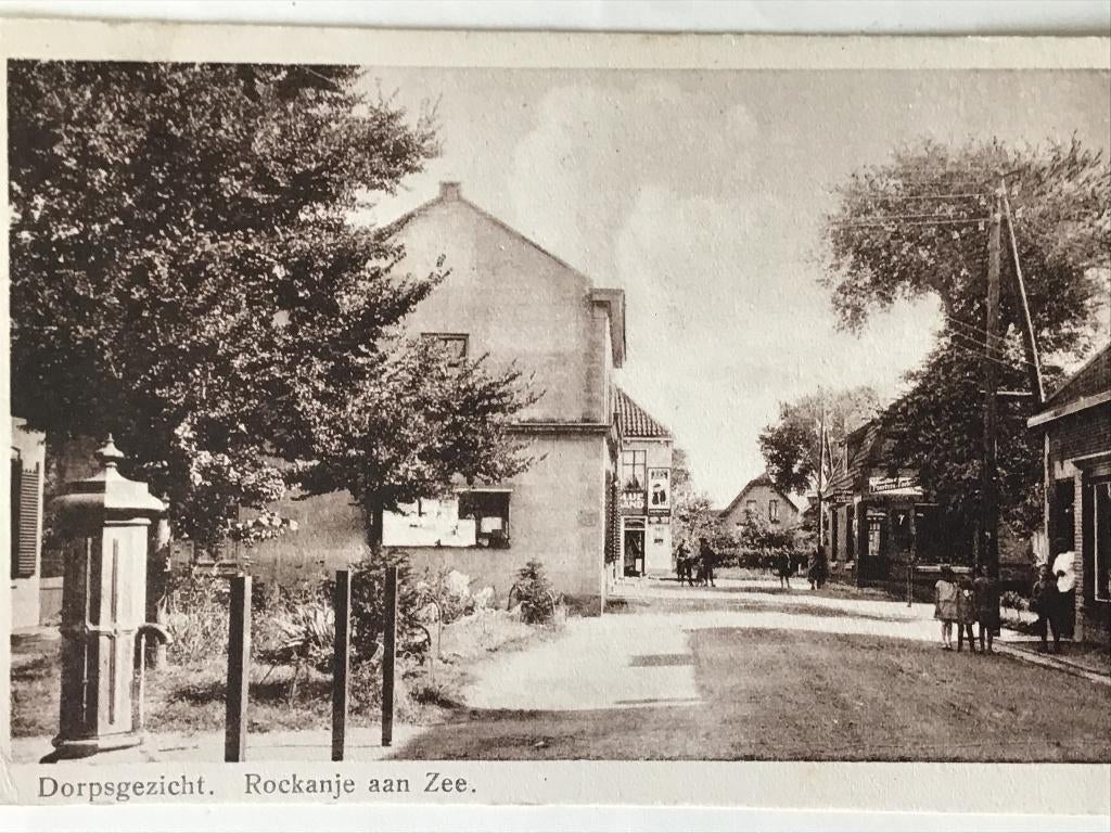 Rockanje aan Zee Dorpsgezicht 1927-30, Verzenden, 1920 tot 1940, Gelopen, Zuid-Holland