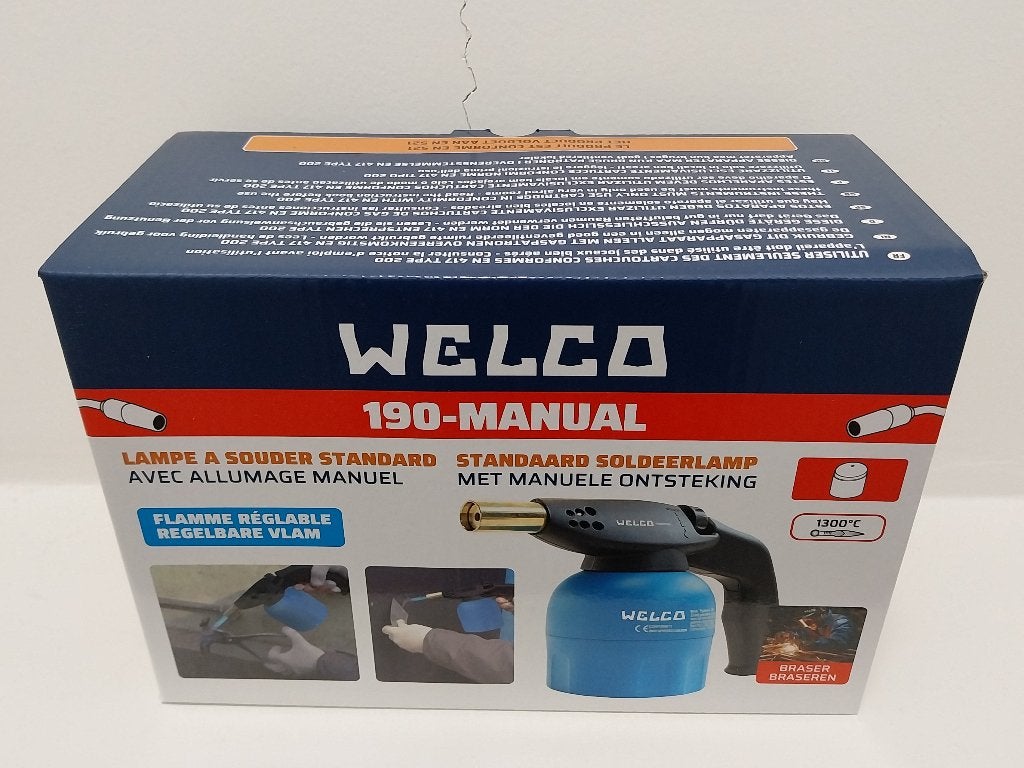 Welco Soldeerlamp Gasbrander Soldeerbrander Gas brander, Ophalen of Verzenden, Nieuw