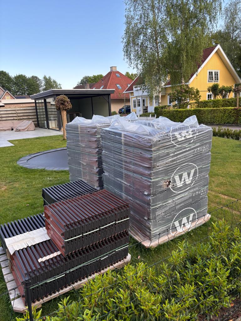 Wienerberger Koramic dakpannen Actua EB10, zwart, Ophalen, Steen of Klei, Zwart, Nieuw