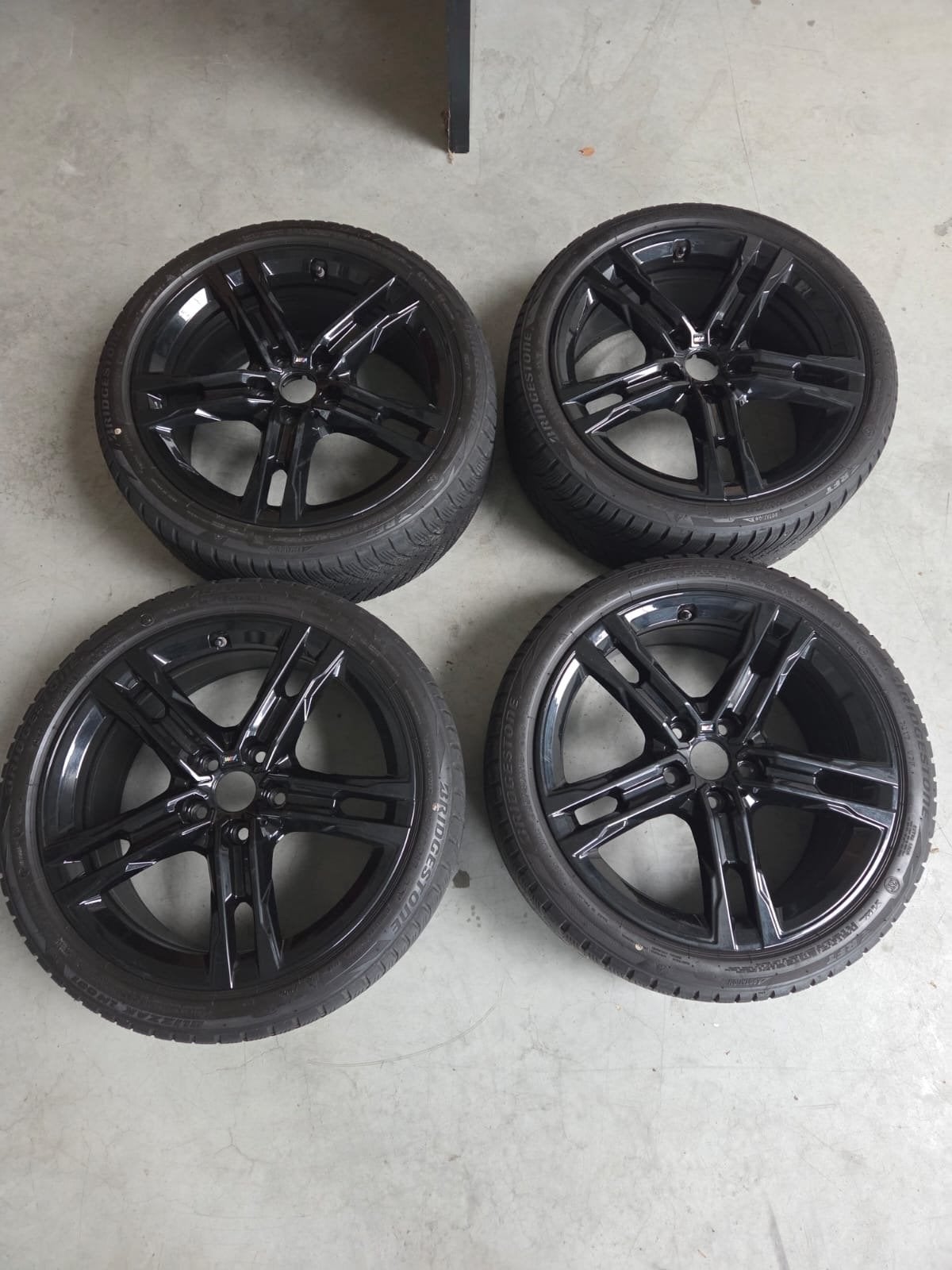 18 inch BMW M velgen met winterbanden, Ophalen, 18 inch, Gebruikt, Banden en Velgen
