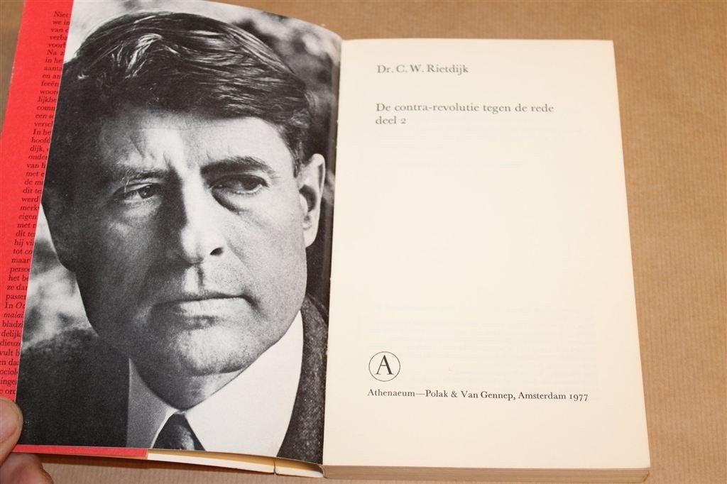 Contra-Revolutie tegen de Rede — Deel 2, Rietdijk, Schaars, Ophalen of Verzenden, Gelezen