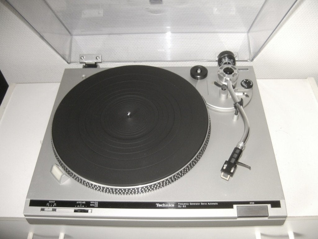 Technics platenspeler type SL-B2 (Grijs), Ophalen, Platenspeler, Technics, Pitch-regelaar