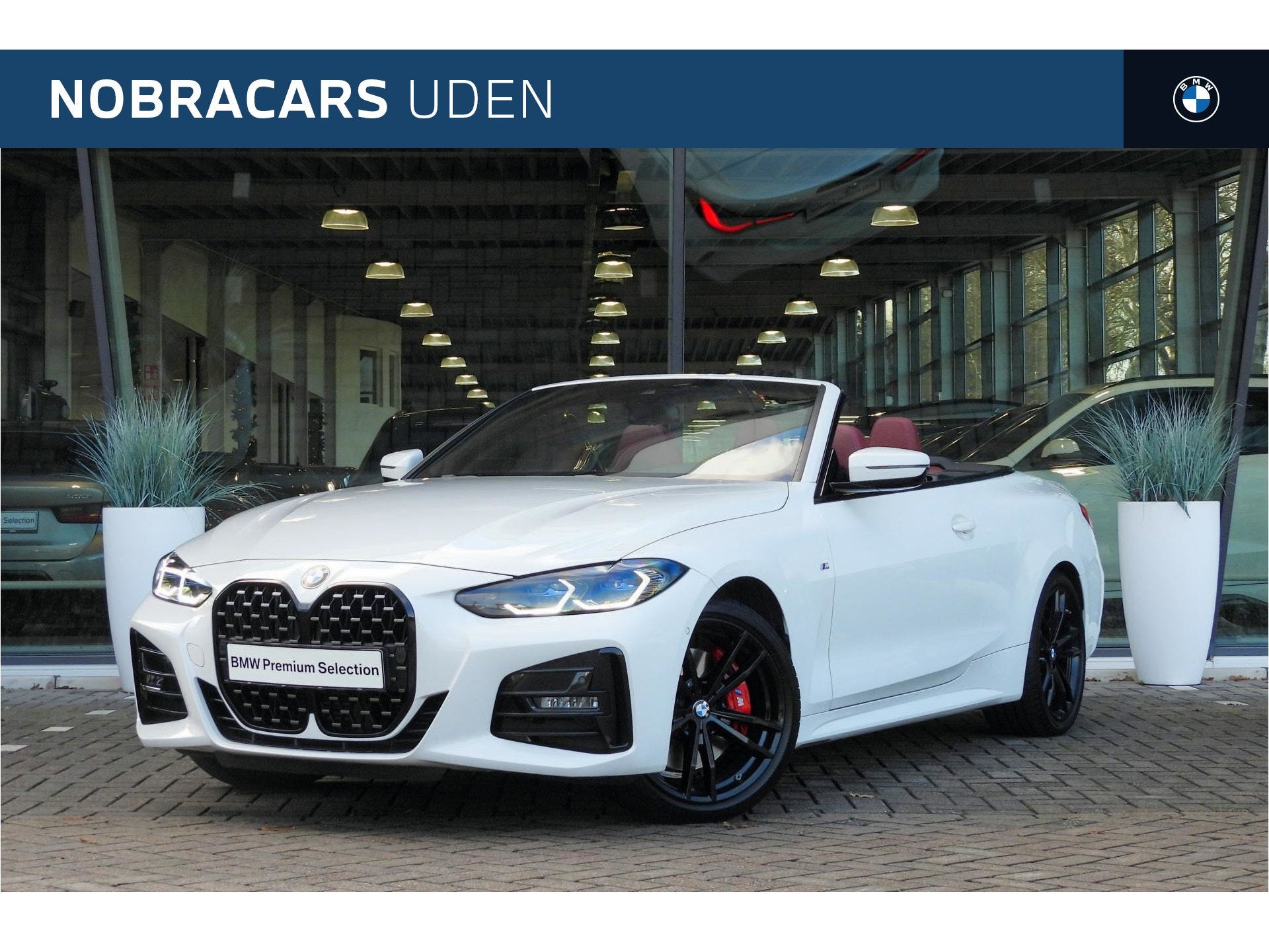 BMW 4 Serie Cabrio 420i High Executive M Sport Automaat / La, Auto's, 1998 cc, Achterwielaandrijving, Gebruikt, 4 stoelen