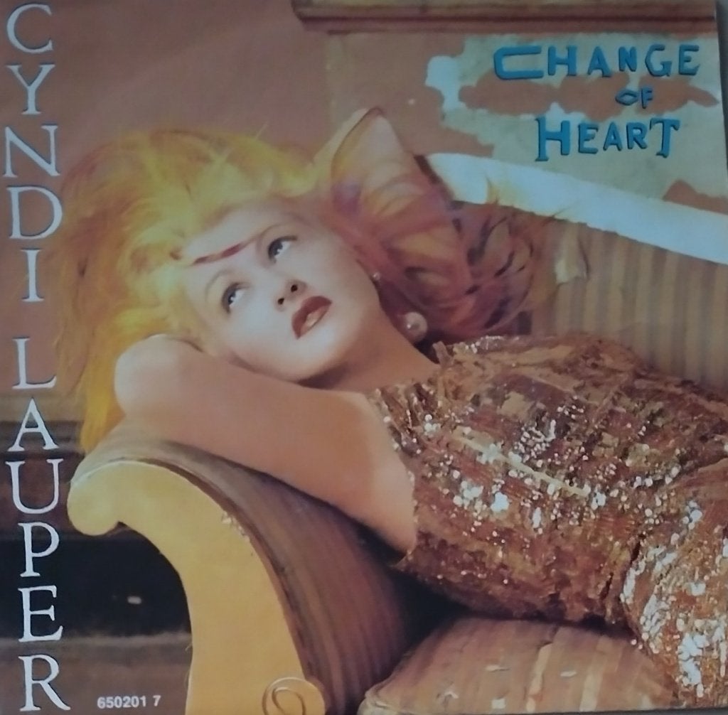 Cyndi Lauper - Change of heart, 7 inch, Zo goed als nieuw, Pop, Overige typen