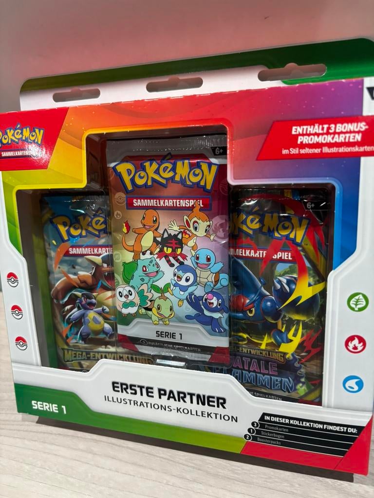First Partner Series 1 Starter Pokémon Collection german, Ophalen of Verzenden, Zo goed als nieuw