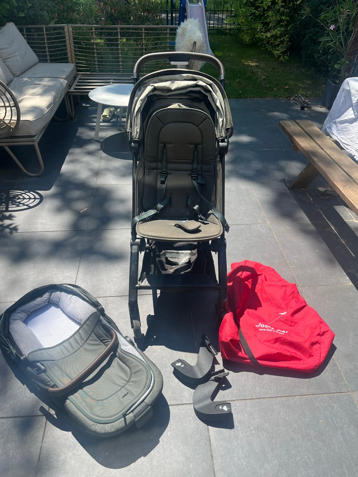 Joolz Aer buggy met reiswieg en accessoires, Kinderen en Baby's, Kinderwagens en Combinaties, Gebruikt, Combiwagen, Met reiswieg