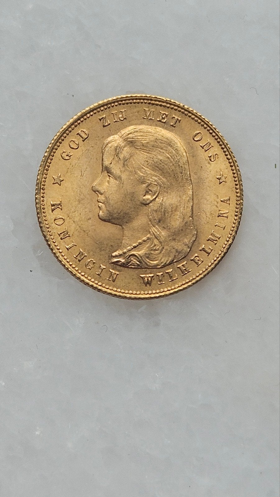 Gouden tientje 1897, Ophalen of Verzenden, Koningin Wilhelmina, 10 gulden, Goud
