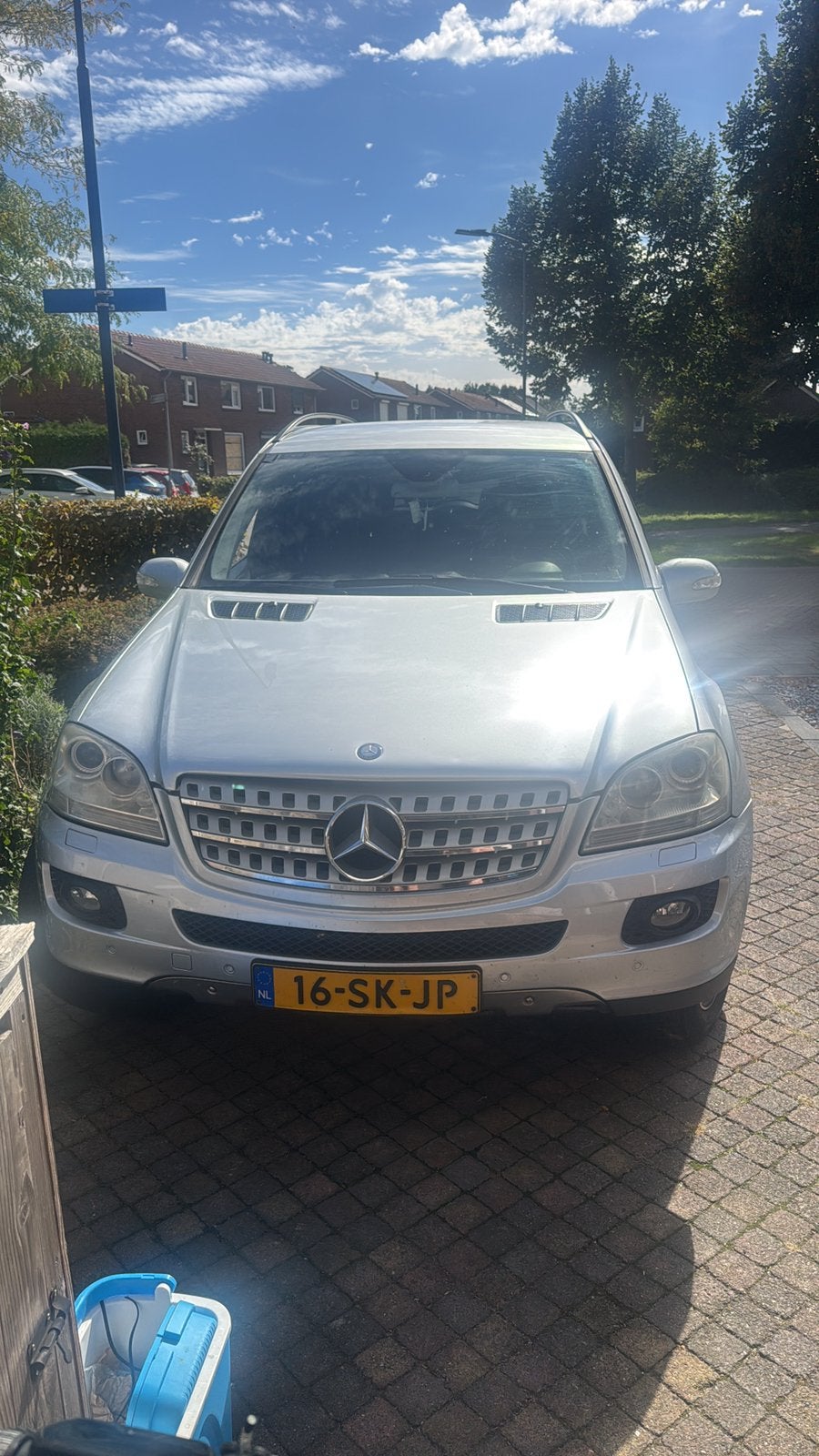 Mercedes-Benz M-Klasse 5.0 Ml500 4MATIC AUT 2006 Grijs, Auto's, Dealer onderhouden, Vierwielaandrijving, Particulier, Zilver of Grijs