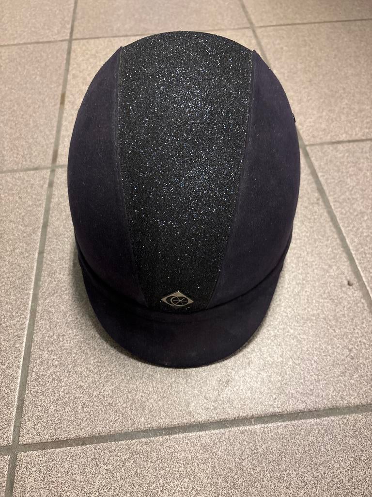Charles Owen YR8 sparkly navy & Charles Owen captas, Ophalen of Verzenden, Zo goed als nieuw, Dressuur, Cap