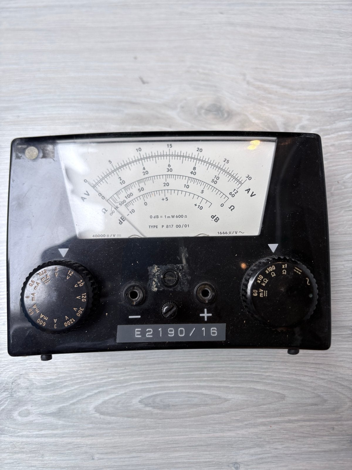 Vintage Philips Multimeter E2190/16 - Analoog, Ophalen